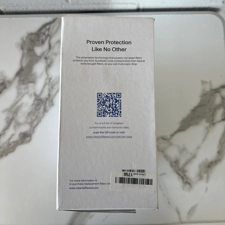 Clearly Filtered No. 1 Filtered Water Pitcher for Fluoride Removes Contaminants - Image 3 of 4