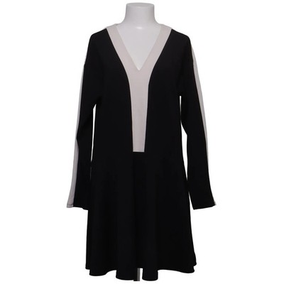 Zara Basic, Kleid, Größe: L, Grau/Weiß, Elasthan/Polyester, Einfarbig #TQY