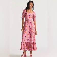 LOVESHACKFANCY Mariata Floral A Line Dress