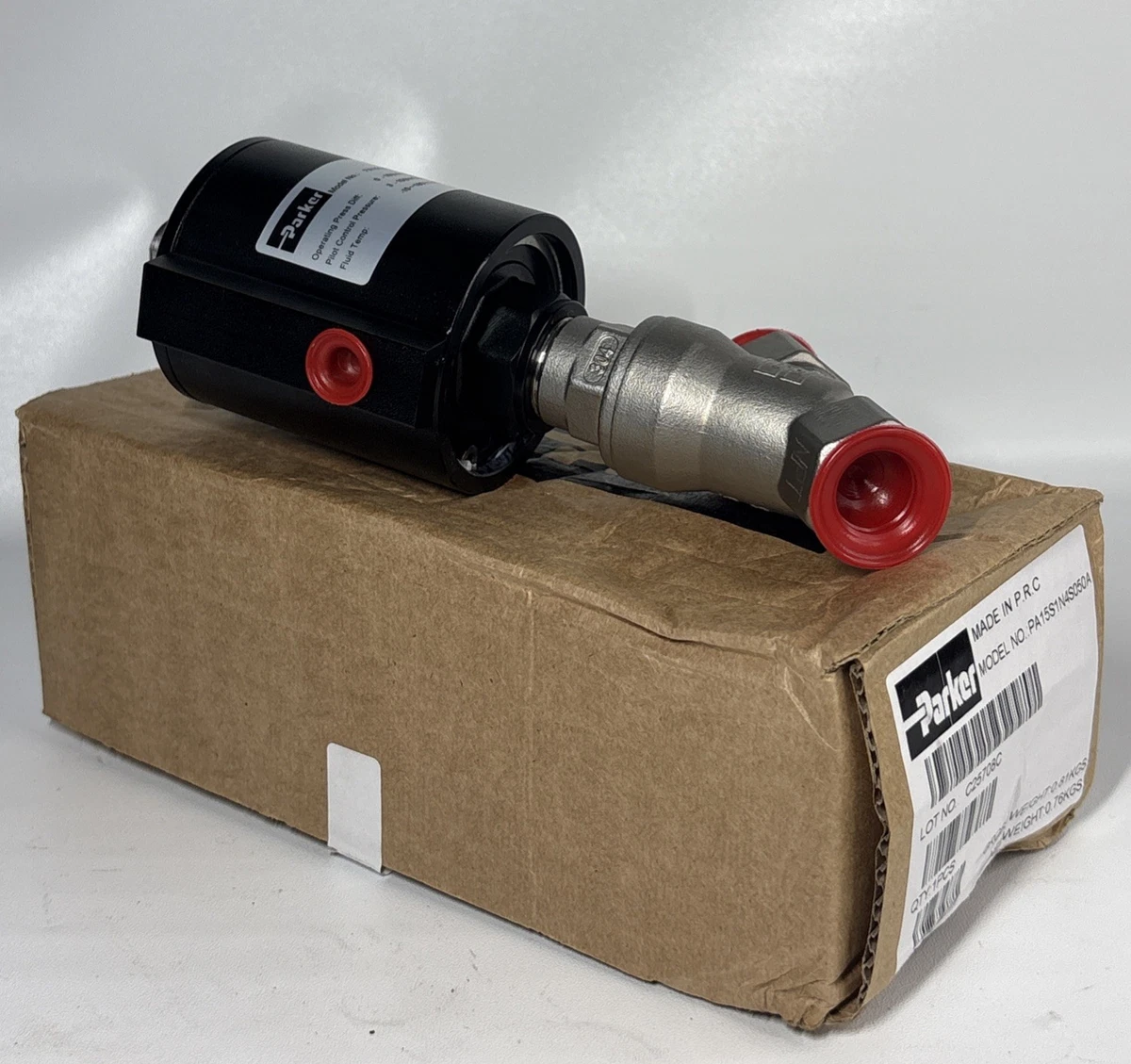 Parker PA15S1N4S050A 1/2” 2-Way Angle Seat Valve photo 4
