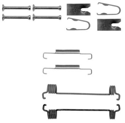 HELLA Accessory Kit, parking brake shoes - X0184 - for e.g. CITROE 8DZ355201-961