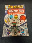 1964 MARVEL COMICS THE AVENGERS #9 STAIN BACK COVER 1ST APP WONDER MAN VINTAGE