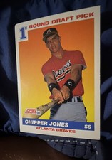 1991 Score - Chipper Jones #671 (RC)