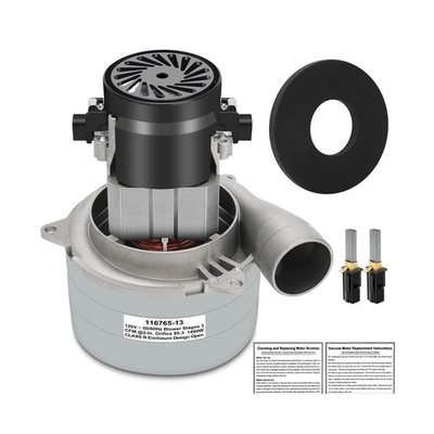 116765-13 116765-00 Central Vacuum Motor, 3-Stage High-Suction Low-Noise 5.7''...