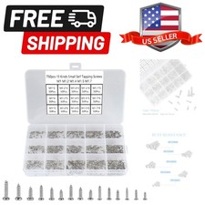 750pcs Silver Tiny Screws for Electronics, M1...