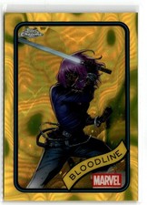2025 Topps Chrome Marvel Yellow Lava Refractor Bloodline #9