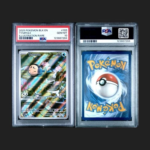 Full Art Black Bolt English PSA 10 Tympole 2025 103/86