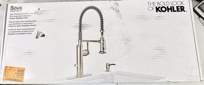 Kohler Sous Single-Handle Semi-Professional Kitchen Sink Faucet - Vibrant...