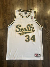 Authentic Nike RAY ALLEN #34 Seattle SuperSonics Swingman Jersey Size Large 44