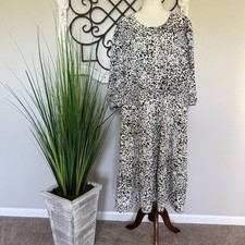 OPHELIA ROE Size 2X Animal Print Dress