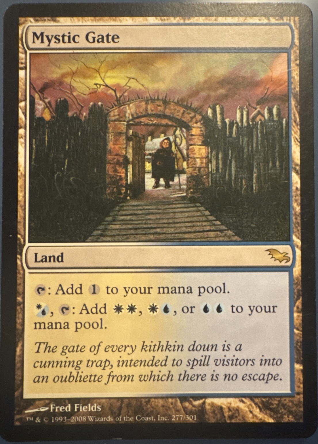 MTG 1x Mystic Gate # 277 Shadowmoor Modern Magic the Gathering Card x1 NM/LP