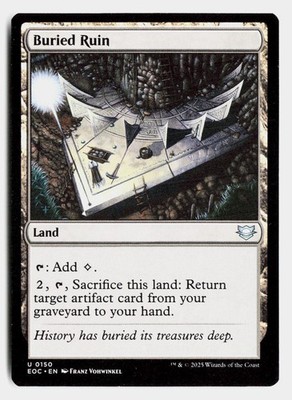 Buried Ruin 150 Uncommon Commander: Edge of Eternities Magic: The Gathering