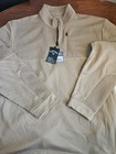 Callaway Opti Dri Performance 1/4 Zip Pullover Brown XL Golf Stretch Sun Protect