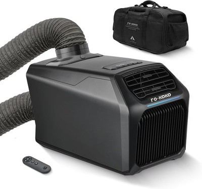 Portable Camping Air Conditioner 6800 BTU Cooling & Heating, 5-in-1 Quiet Small