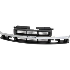 Grille Assembly For 98-04 Chevy S10 98-05 Blazer Paintable Shell And Mesh Insert