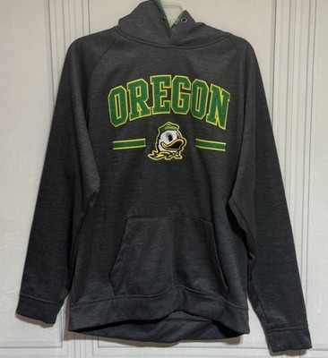 Oregon Ducks Pullover Hoodie Men's L Gray NCAA Colosseum