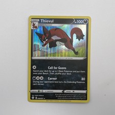 Pokemon Shining Fates Thievul 48/72 Holo Rare Pack Fresh NM/MT