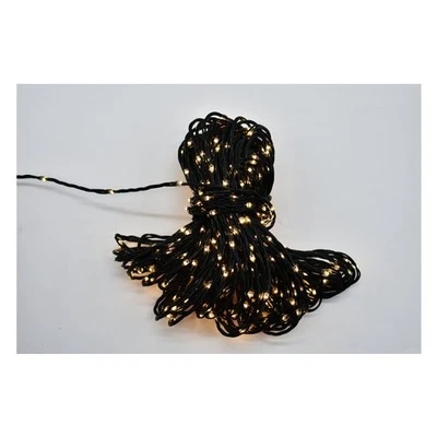 Alambre Luces Navidad Pre Qu'Italia D3663 Beanled 320 Blanco Cálido Negro - Imagen 1 de 3