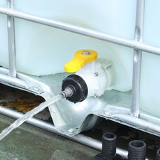 1/2 3/4 IBC-Tankhahn 60mm Grobgewinde Fitting 1000L Wasserbehälter Fitting