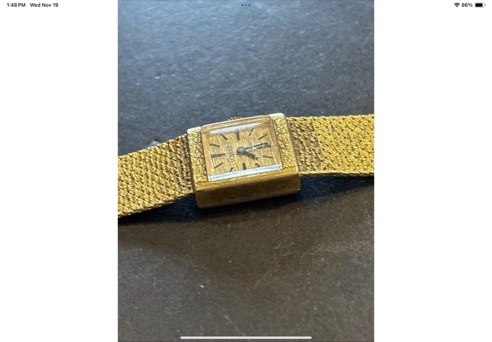 Reloj De Colección P36 Londor 60 Antichoc Damas Tono Dorado Para Piezas Reparación Restauración Foto 2 de 4