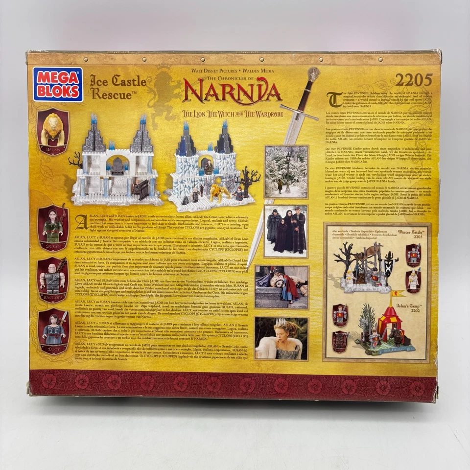 MEGA BLOKS 2205 Narnia Ice Castle Rescue SEALED BAGS COMPLETE 2005 Lion Witch - Image 2 of 4