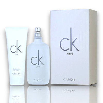 Ck One Calvin Klein Set Eau de Toilette 1.7 oz & Body Wash 3.4 oz