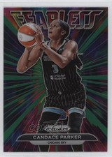 2022 Panini Prizm WNBA Fearless Green Prizm Candace Parker #15 0ga9