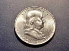 Gem BU 1957-D FBL Franklin Half Dollar
