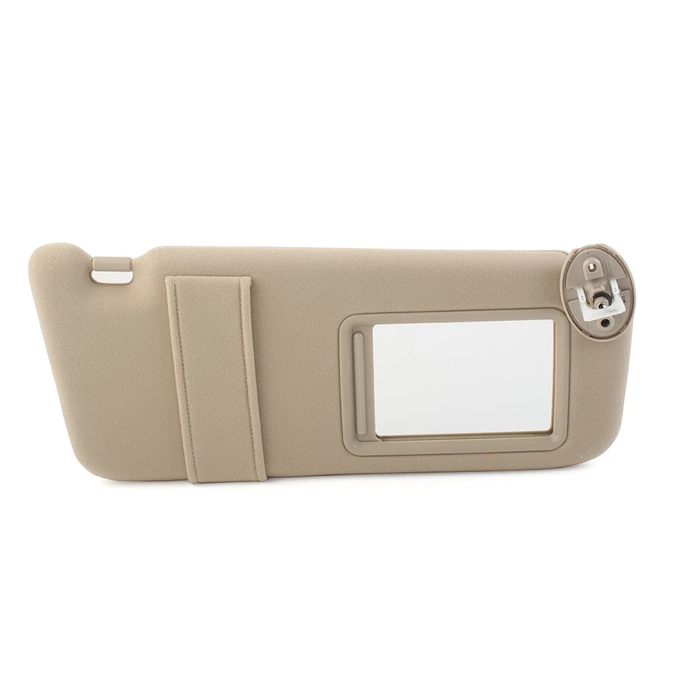 1Pc Beige Right Sun Visor w/ Sunroof 74310-0T022-A1 For 2009-2016 Toyota Venza - Image 2 of 4