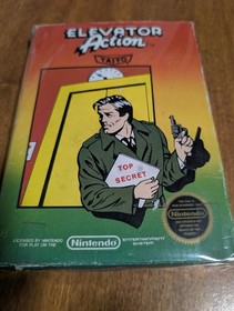 Elevator Action 5 Screw Nes CIB COMPLETE NINTENDO