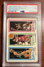 1996 Topps Stars - Larry Bird/Magic Johnson/Julius Erving #22 for