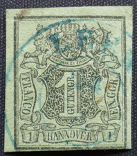 Altdeutschland Hannover MiNr. 2 b W  gestempelt   (SW 308)