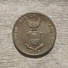 1938-M USA-Philippines 5 Centavo Coin #14