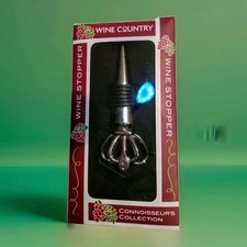 Crown 👑 Top Wine Country Wine Stopper ConnoisseurCollection SheShed ManCave Bar