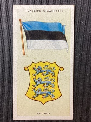 1936 Player's National Flags and Arms #16 Estonia
