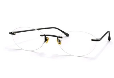  Sisley SLY Rimless Eyeglasses 452 Italy Metal 49 19 135 90s Minimalist 