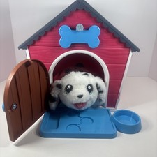 Little Live Pets My Really Real Puppy Patches W/ Dog House Tested Works-