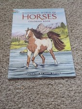 Wonderful World of Horses Coloring Book Dover Coloring Books Paperback 2005