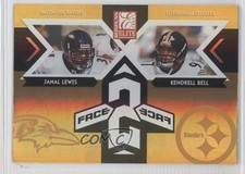 2005 Donruss Elite Face 2 Face 766/1000 Jamal Lewis Kendrell Bell #CB-10 0c2