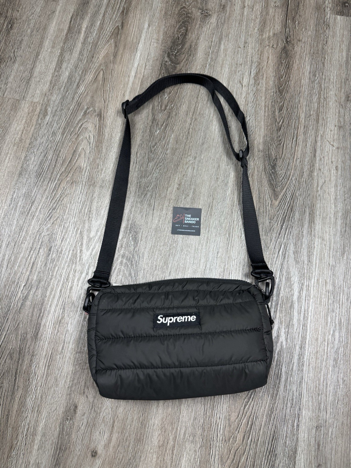 Supreme Puffer Side Bag Black FW22 - Gem