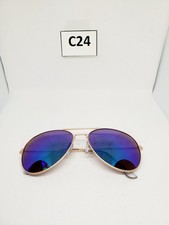 Sunglasses metal full rim gold aviator 090-01-5127