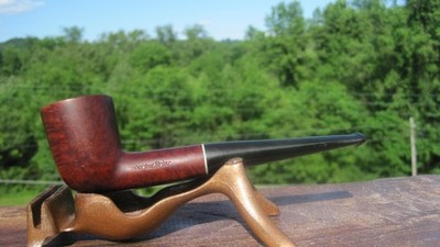 Unbranded Imported Briar Smooth Dublin Smoking Estate Pipe 5.5'' L