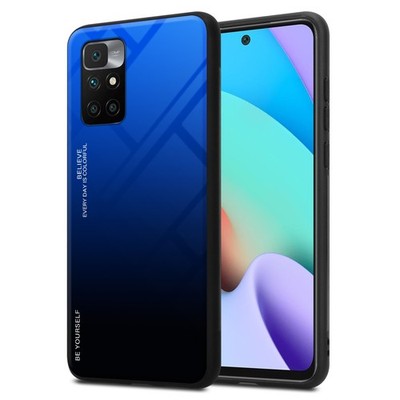 Case for Xiaomi RedMi 10 Phone Cover Tempered Glas TPU Silicone