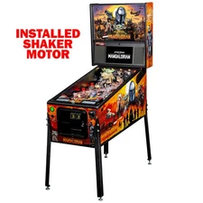 Stern The Mandalorian Star Wars Pro Pinball Machine with Installed Shaker Motor