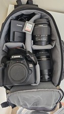 Canon Eos 4000D Dslr Camera Bundel With 2xLenses +Backpack Excellent Condition