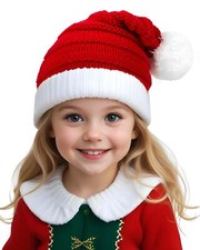 Christmas Knitted Hat for Baby Winter Warm Hat Baby Beanie Knit Hat Cute Sant...