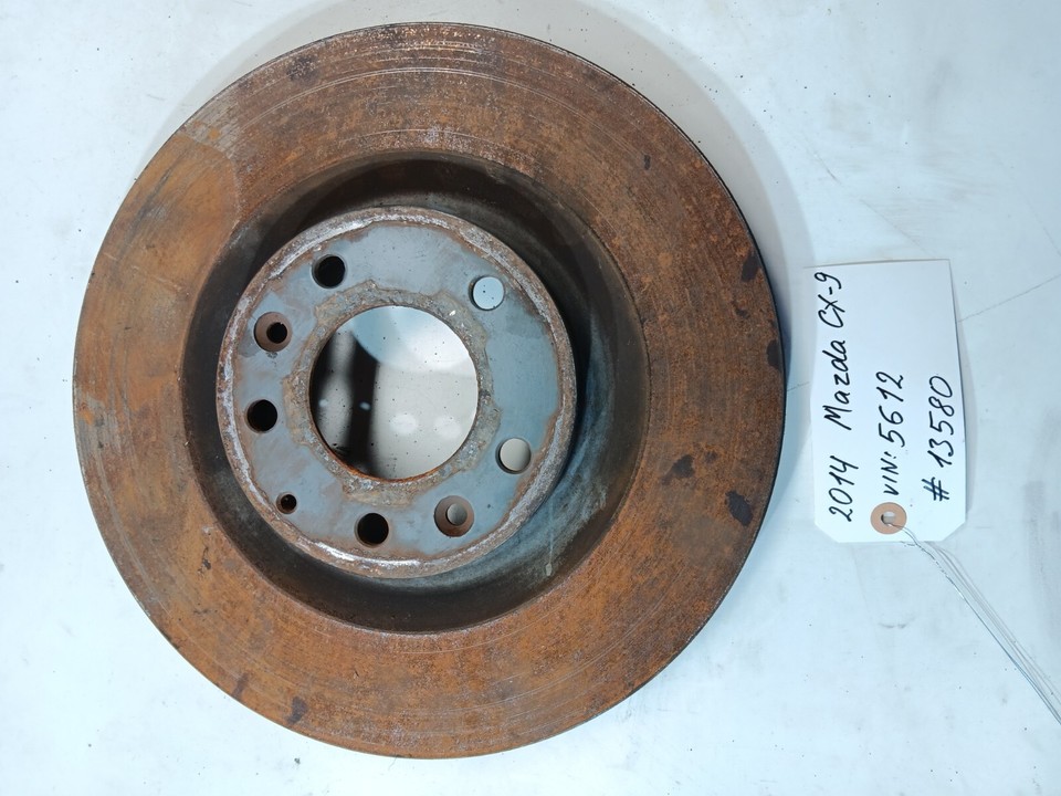 disc rotor size chart