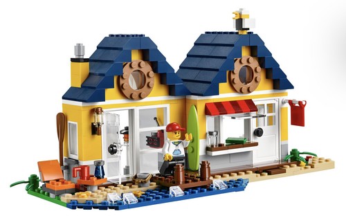 LEGO Creator - Cabaña de playa - 31035 - Predivertido - 286 piezas - Completo - Imagen 3 de 8