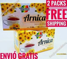 2 Packs ARNICA TEA / TE DE ARNICA Infusion 50 bags 0.3 oz each Therbal