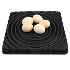 Paquete de 4 forros reutilizables para cajas de almohadillas para anidar pollos